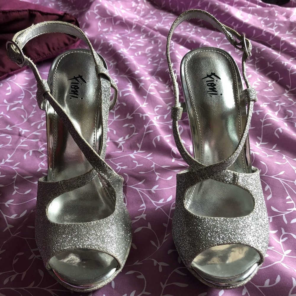 Silver heels